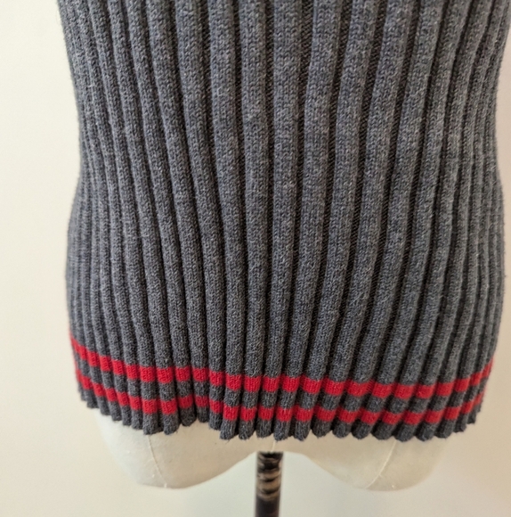 Vintage Abercrombie &Fitch Ribbed Turtleneck Sweater Y2K Preppy - Picture 6 of 11